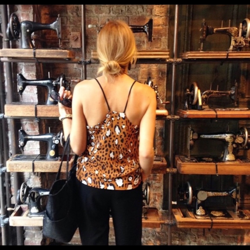 Top Shop Leopard Print Cami